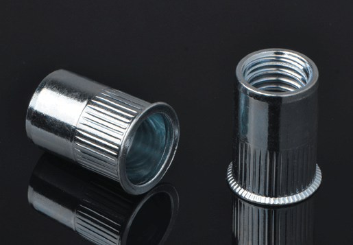 STEEL REDUCE HEAD KNURLED BODY RIVET NUT OPEN TYPE