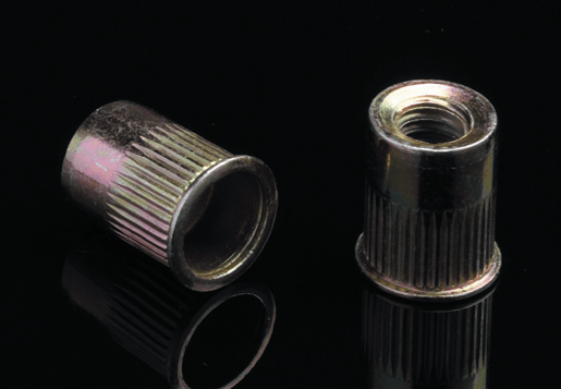 STEEL US STANDARD REDUCE HEAD KNURLED BODY RIVET NUT OPEN TYPE